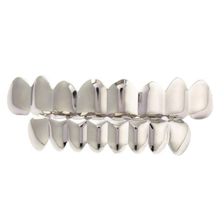Grillz Denti "Full Silver" Ornamento Argento