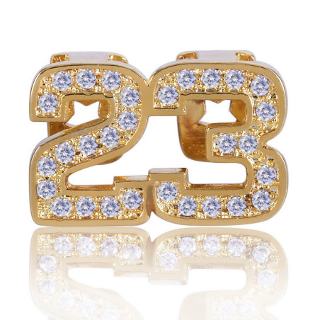 Grillz Dientes "23" en Oro y Diamante