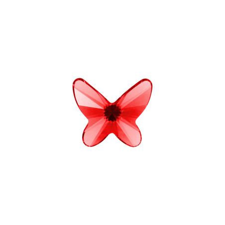 Brilhante No Dente Borboleta "Red Butterfly"