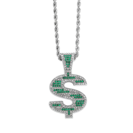 Cuban Link "Silver Dollar Shine"