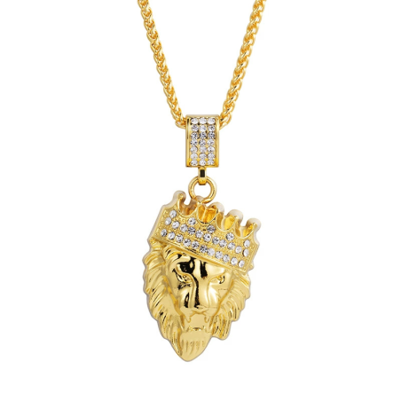 Cuban Link "Golden Lion Crown"