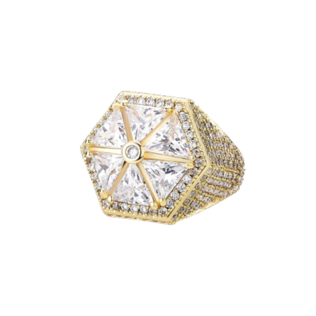 Anello Uomo Diamante "Gold Nova"