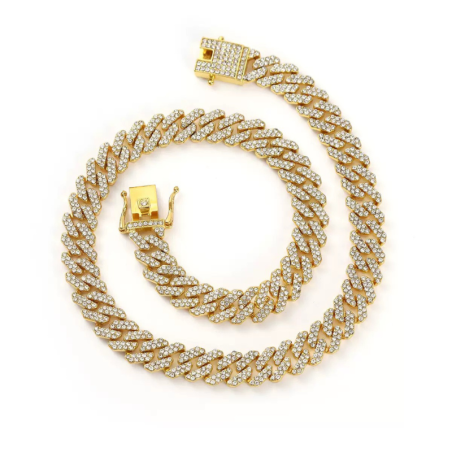 Ciondolo Con Diamante "Flex Gold"