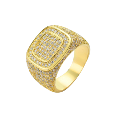 Anello Uomo Diamante "Drip Crown"