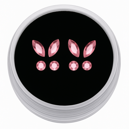 Brilhante No Dente Borboleta "Pink Leaf"